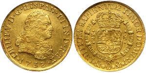 8 Escudo Nouvelle-Espagne (1519 - 1821) Or Philippe V d