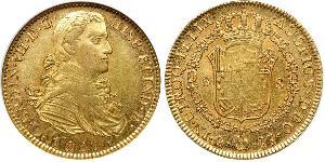 8 Escudo Nouvelle-Espagne (1519 - 1821) Or Ferdinand VII d