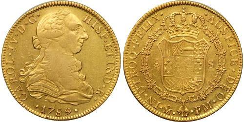 8 Escudo Nouvelle-Espagne (1519 - 1821) Or Charles IV d