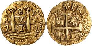 8 Escudo Pérou Or Philippe V d