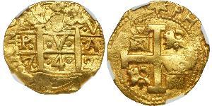 8 Escudo Pérou Or Philippe V d