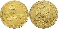 8 Escudo Second Federal Republic of Mexico (1846 - 1863) Or 