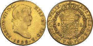 8 Escudo Vice-royauté du Río de la Plata (1776 - 1814) / Bolivie Or Ferdinand VII d