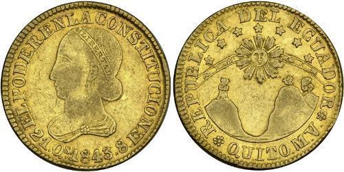 8 Escudo Équateur (pays) Or 
