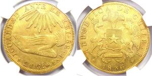8 Escudo Chile Oro 
