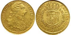 8 Escudo Chile Oro Carlos III de España (1716 -1788)