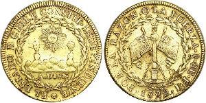 8 Escudo Cile Oro 