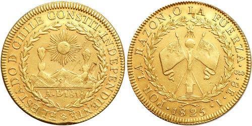 8 Escudo Cile Oro 