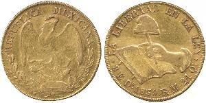 8 Escudo Estados Unidos Mexicanos (1846 - 1863) Oro 
