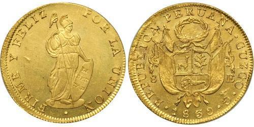 8 Escudo Perù Oro 