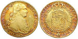 8 Escudo Perú Oro Carlos IV de España (1748-1819)