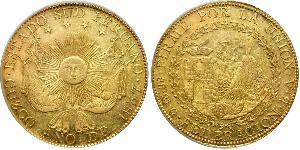 8 Escudo Perú Oro 