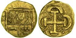 8 Escudo Spagna degli Asburgo (1506 - 1700) Oro Filippo IV di Spagna (1605 -1665)