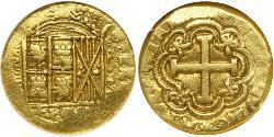 8 Escudo Vicereame della Nuova Granada (1717 - 1819) Oro 