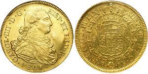 8 Escudo Vicereame della Nuova Granada (1717 - 1819) Oro Carlo IV di Spagna (1748-1819)