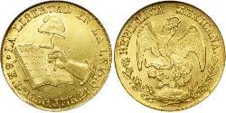 8 Escudo Second Federal Republic of Mexico (1846 - 1863) 金 