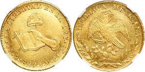 8 Escudo Second Federal Republic of Mexico (1846 - 1863) 金 