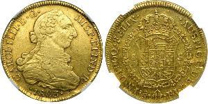 8 Escudo 智利 金 卡洛斯四世 (1748-1819)