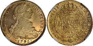 8 Escudo 智利 金 卡洛斯四世 (1748-1819)
