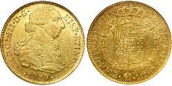8 Escudo 秘鲁 金 卡洛斯三世 (西班牙) (1716 -1788)