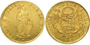 8 Escudo 秘鲁 金 