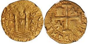 8 Escudo 秘鲁 金 Philip V of Spain(1683-1746)