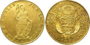 8 Escudo 秘鲁 金 