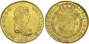 8 Escudo 秘鲁 金 费尔南多七世 (1784 - 1833)