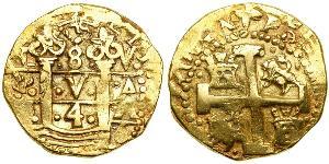 8 Escudo 秘鲁 金 Philip V of Spain(1683-1746)