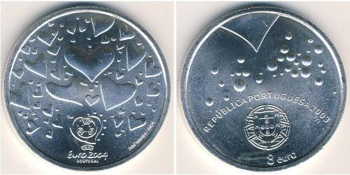 8 Euro Republica Portuguesa (1975 - ) Silber 