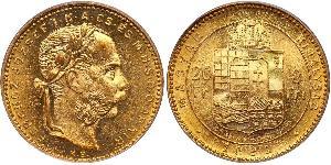 8 Forint / 20 Franc Österreich-Ungarn (1867-1918) Gold Franz Joseph I (1830 - 1916)