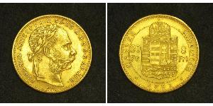 8 Forint / 20 Franc Impero austro-ungarico (1867-1918) Oro Franz Joseph I (1830 - 1916)