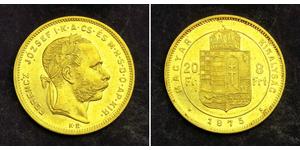 8 Forint / 20 Franc Impero austro-ungarico (1867-1918) Oro Franz Joseph I (1830 - 1916)