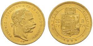 8 Forint / 20 Franc Impero austro-ungarico (1867-1918) Oro Franz Joseph I (1830 - 1916)