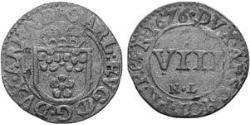 8 Heller Arenberg (1549 - 1810) Argento Carlo Eugenio d