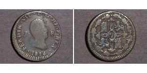 8 Maravedi Kingdom of Spain (1814 - 1873) 銅 