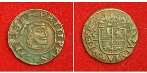8 Maravedi Kingdom of Spain (1814 - 1873) 銅 Philip IV of Spain (1605 -1665)