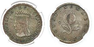 8 Real Colombie Argent 
