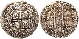 8 Real Empire espagnol (1700 - 1808) Argent Charles II d