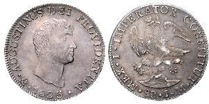 8 Real First Mexican Empire (1821 - 1823) Argent 