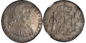 8 Real Guatemala Argent Charles IV d