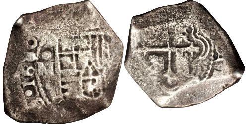8 Real Mexique Argent Charles II d