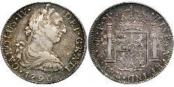 8 Real Nouvelle-Espagne (1519 - 1821) Argent Charles IV d