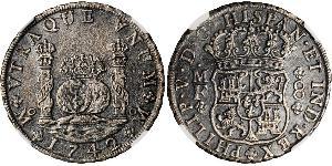 8 Real Nouvelle-Espagne (1519 - 1821) Argent Philippe V d
