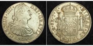 8 Real Nouvelle-Espagne (1519 - 1821) Argent Charles IV d