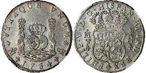 8 Real Nouvelle-Espagne (1519 - 1821) Argent Philippe V d
