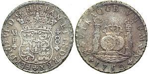 8 Real Nouvelle-Espagne (1519 - 1821) Argent Ferdinand VI d
