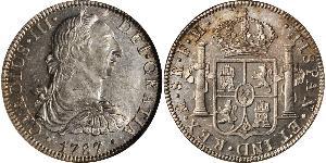 8 Real Nouvelle-Espagne (1519 - 1821) Argent Charles III d