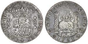 8 Real Nouvelle-Espagne (1519 - 1821) Argent Charles III d
