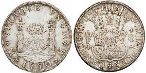 8 Real Nouvelle-Espagne (1519 - 1821) Argent Charles III d